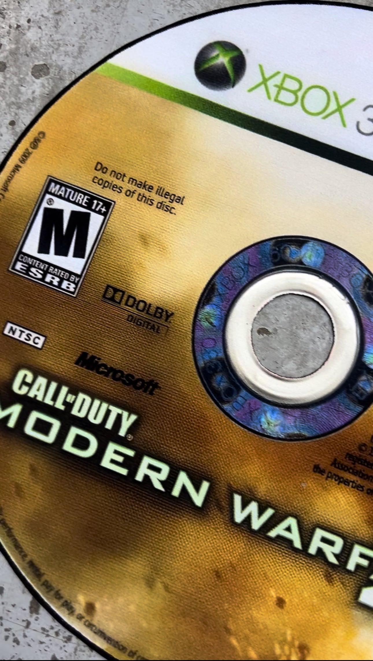 Modern Warfare 2 CD Rug